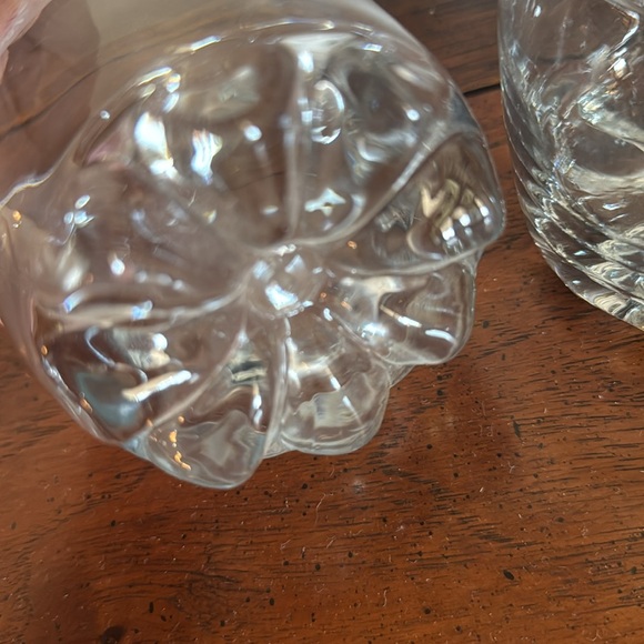 Vtg Omaras Irish Country Cream 8 oz Glasses On Rocks Signed Pat Omara Set of 2 - Picture 5 of 6